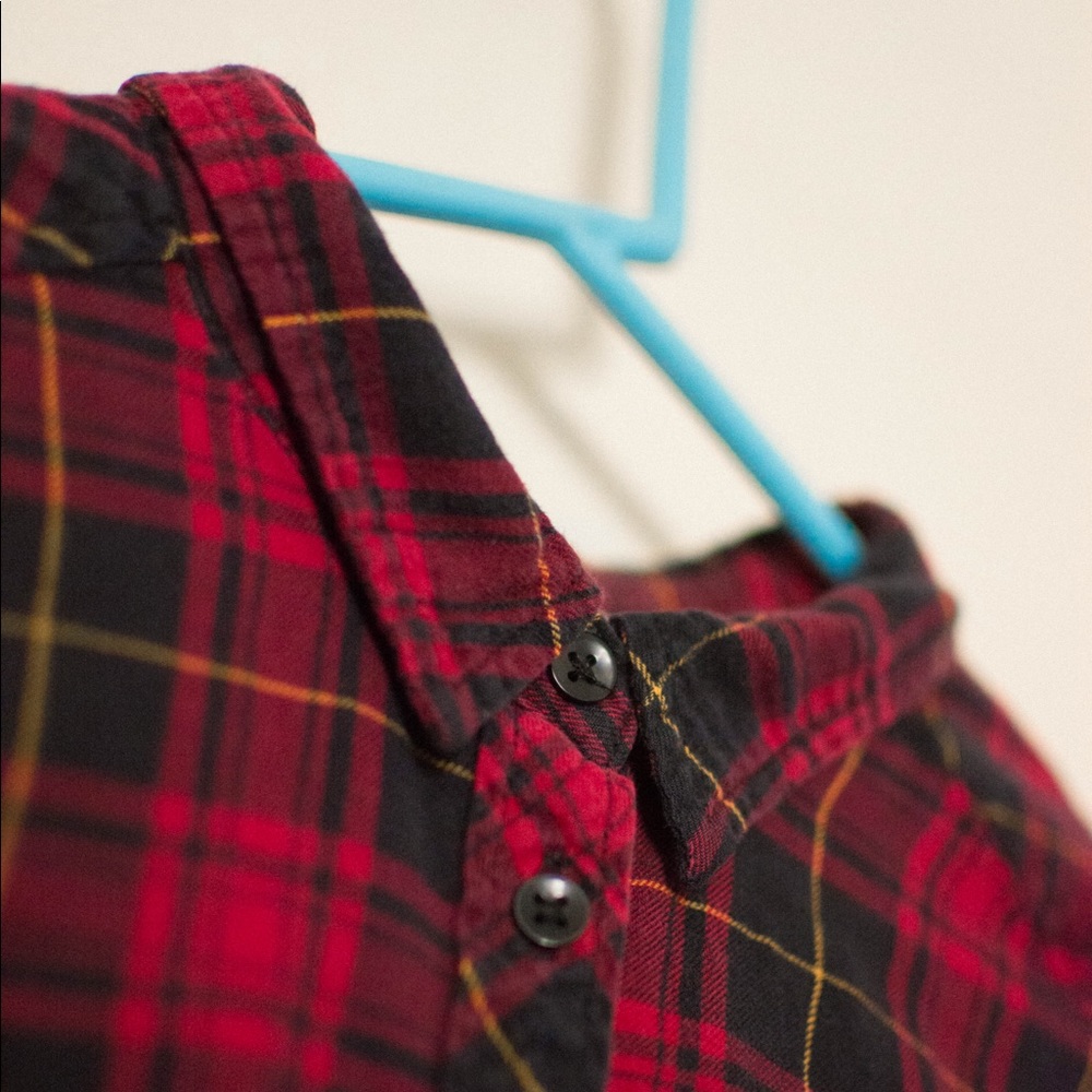 Cropped Plaid Shirt